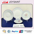 Ensemble de dîner en porcelaine en forme ronde 20PCS